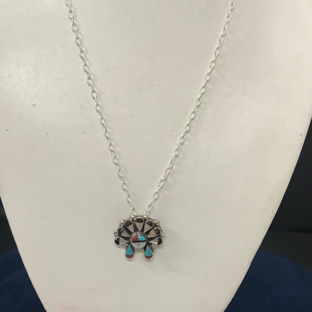 Sterling Silver Navajo Pin Pendant